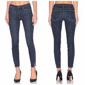 FRAME Le High Skinny Side Step Jeans